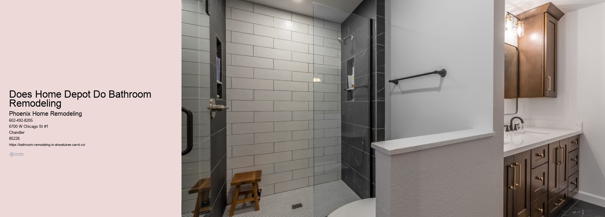 Does Home Depot Do Bathroom Remodeling