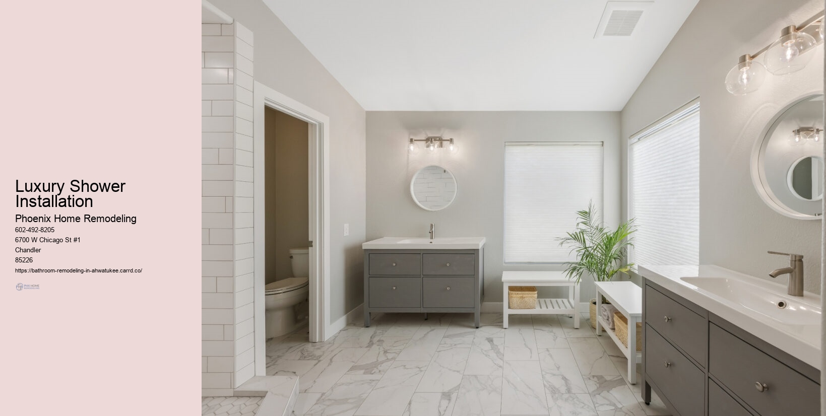 Luxury Shower Installation
