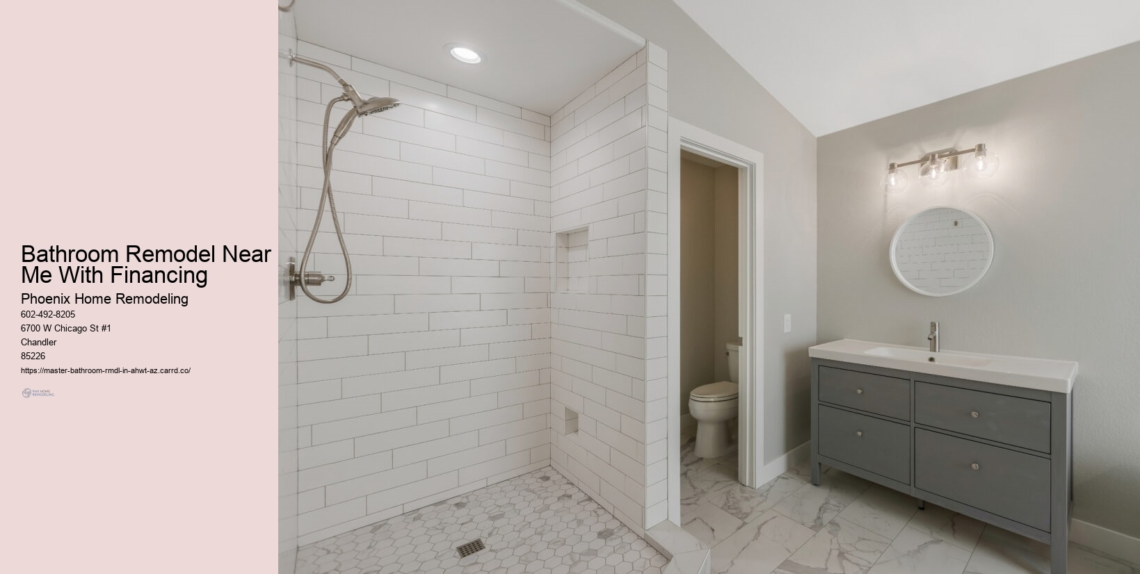 Bathroom Remodel Near Me With Financing Phoenix Home Remodeling Bathroom Remodel Near Me With Financing