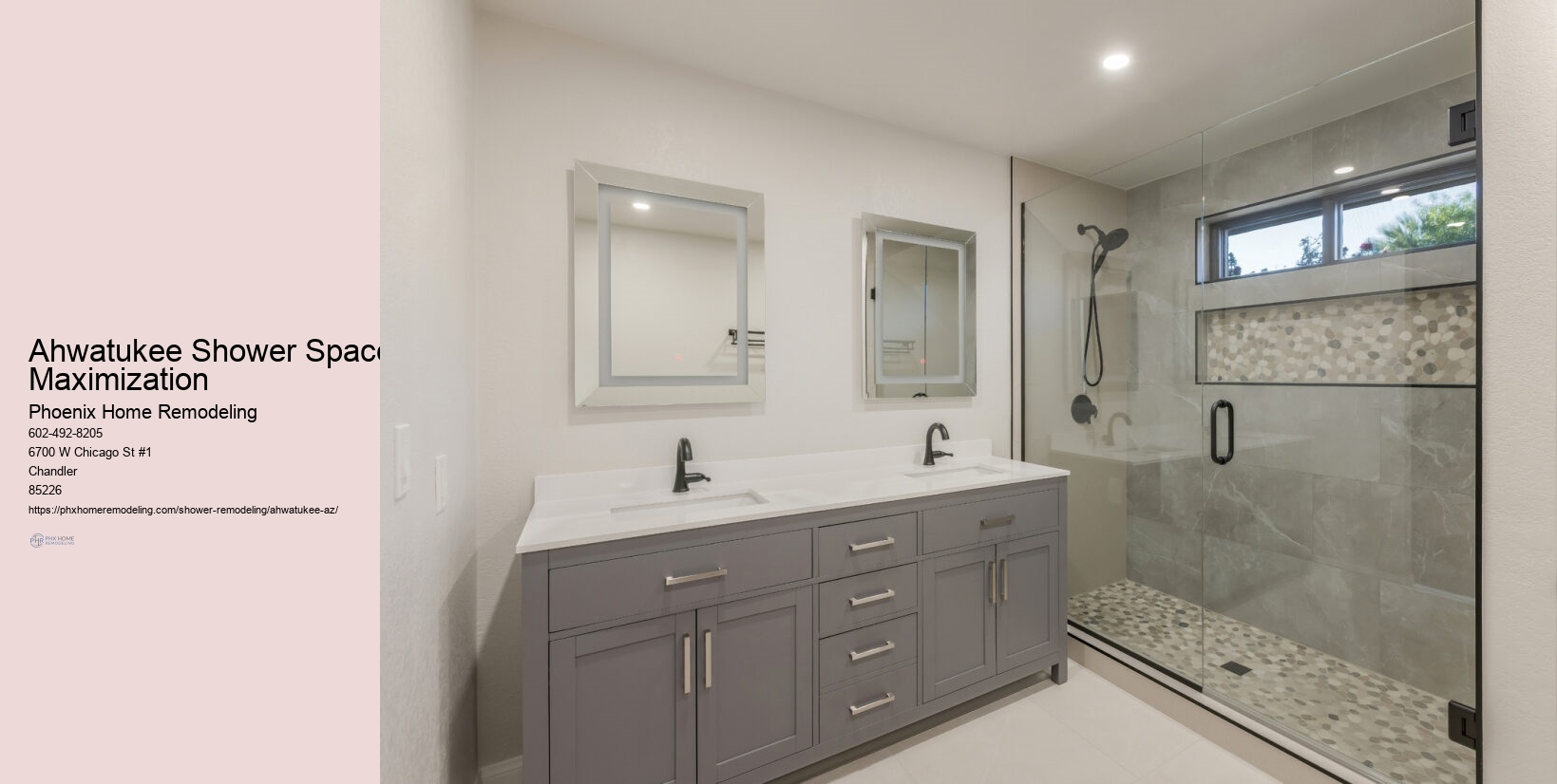 Efficient Shower Remodeling in Ahwatukee