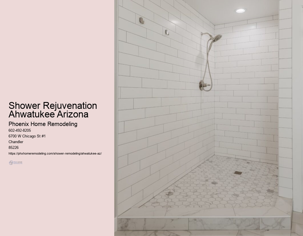 Luxury Shower Remodeling Ahwatukee