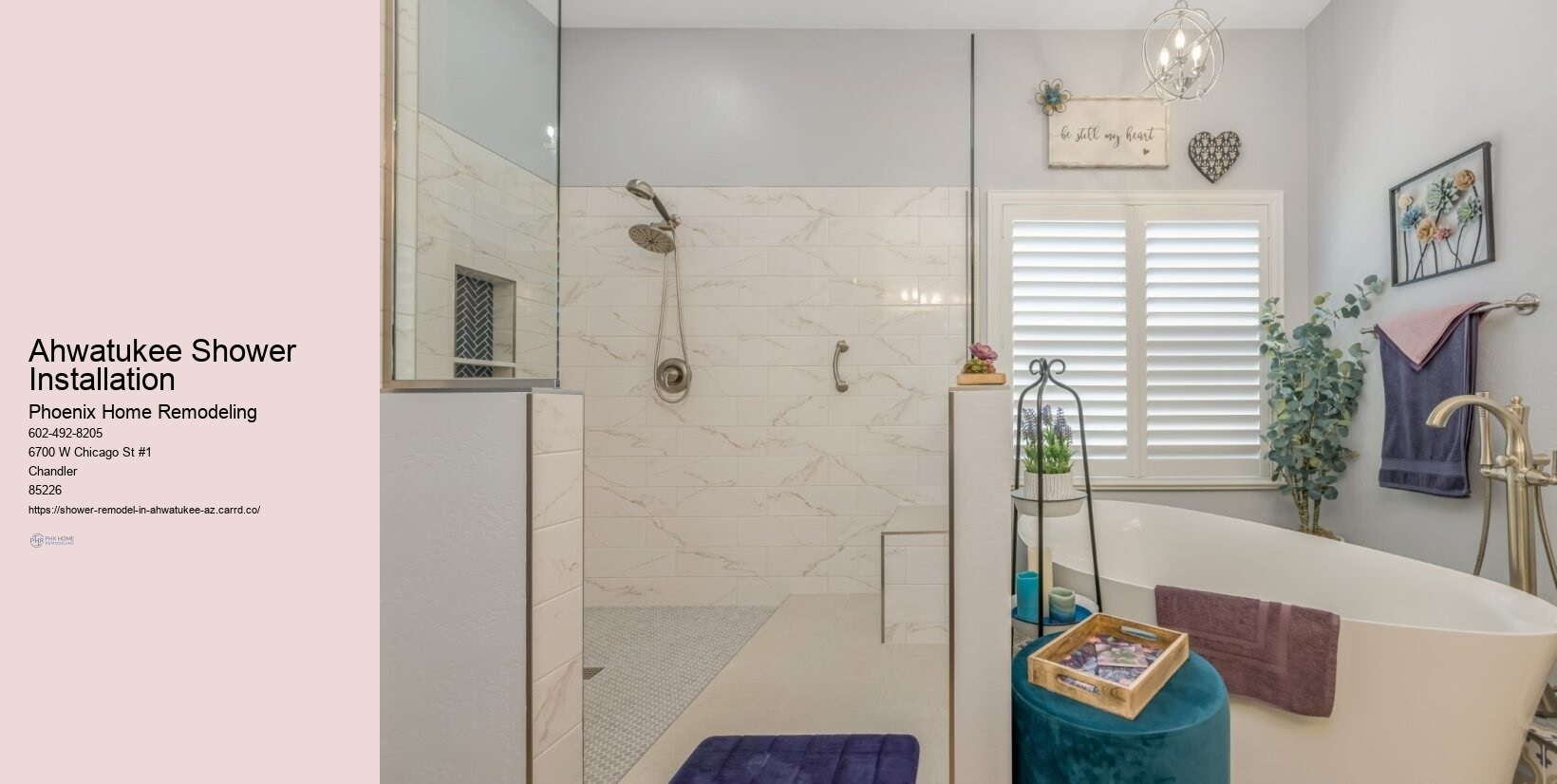 Shower Rebuild Ahwatukee