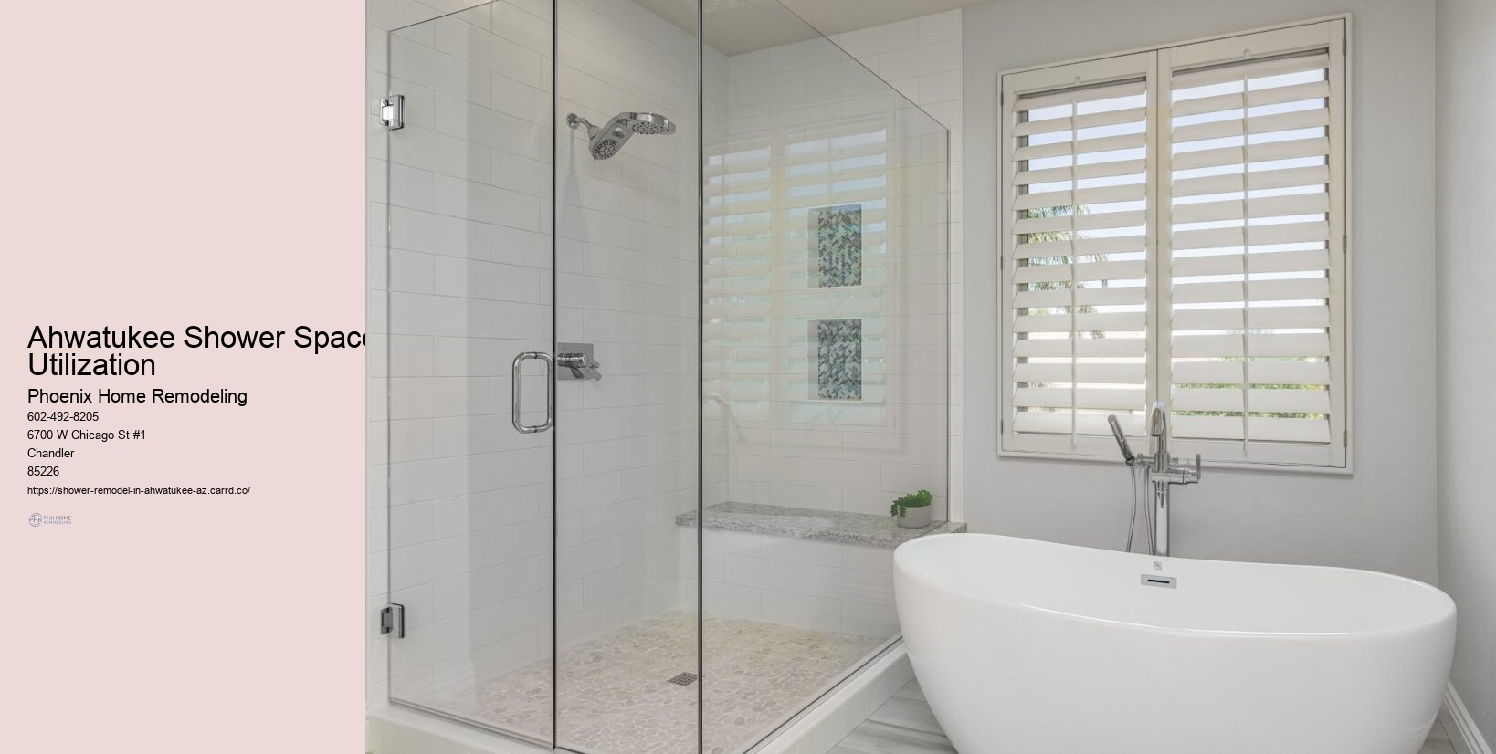 Ahwatukee Shower Space Utilization