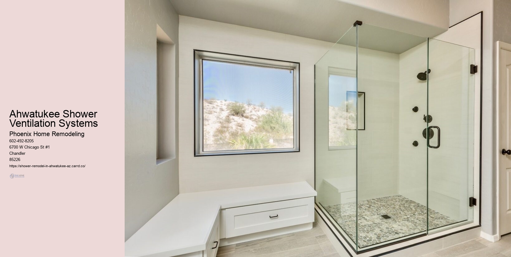 Innovative Shower Remodel Ahwatukee