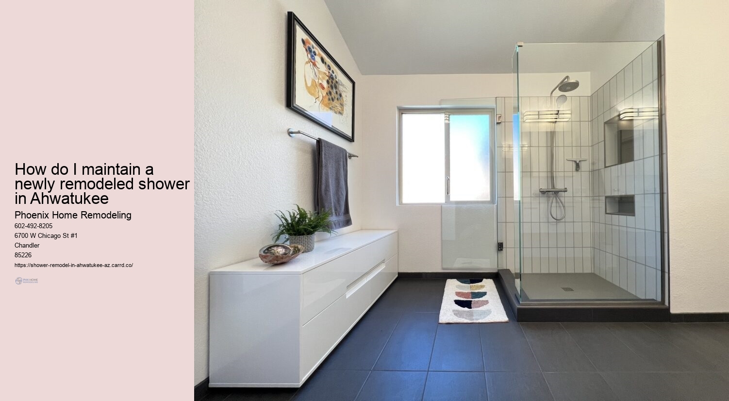 Space-Saving Shower Solutions Ahwatukee