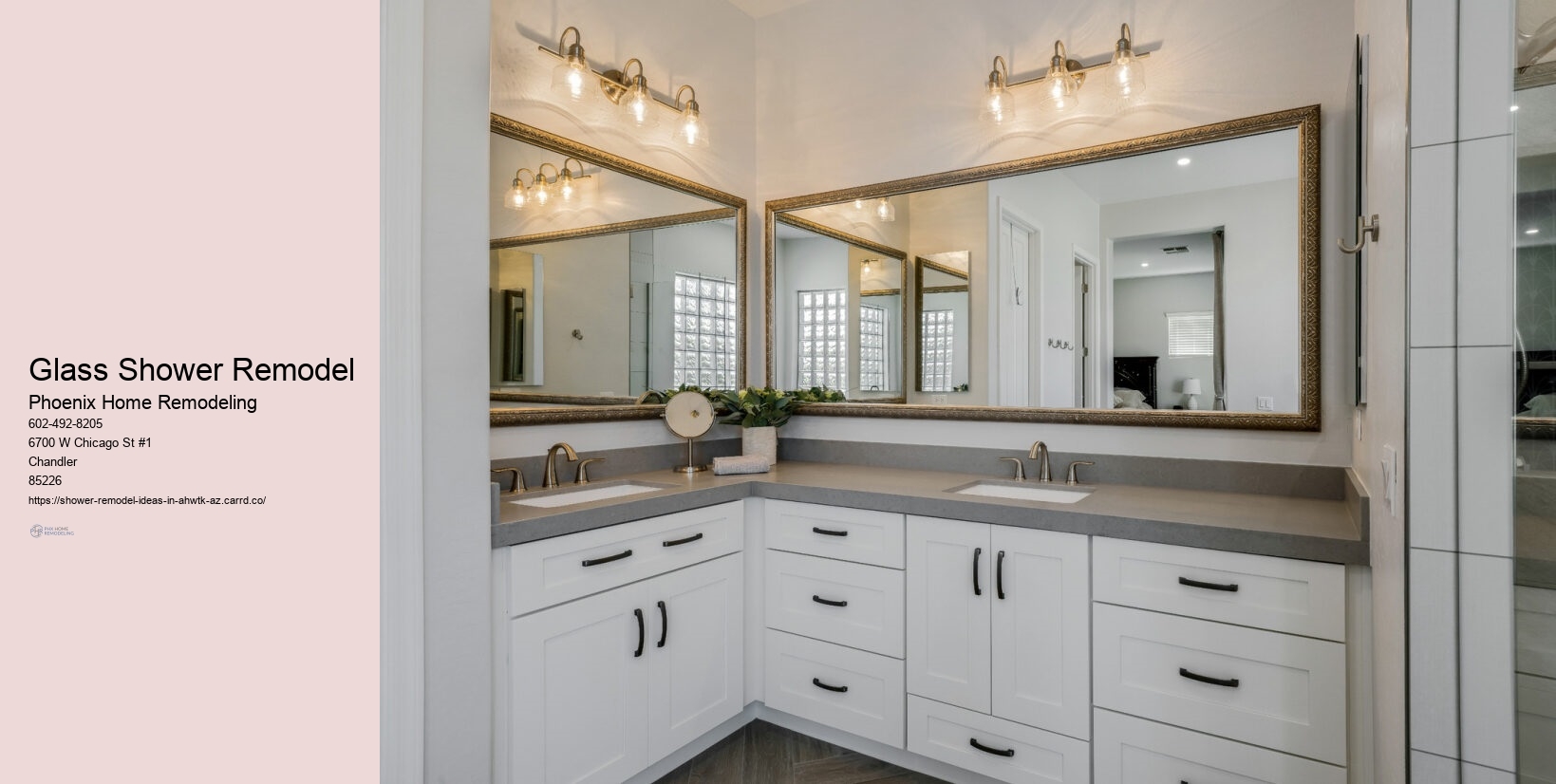 Glass Shower Remodel