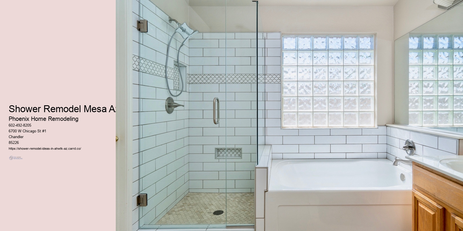 Shower Remodel Mesa Az