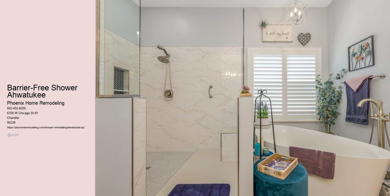 How do you modernize an old shower