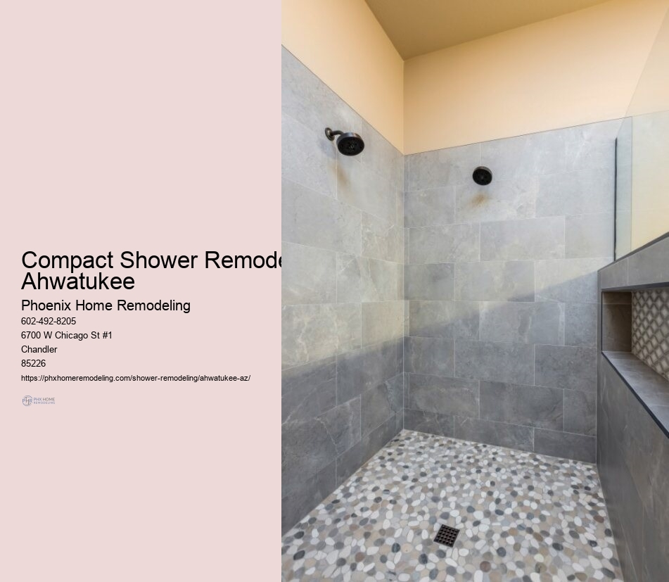 Stylish Shower Remodel Ahwatukee