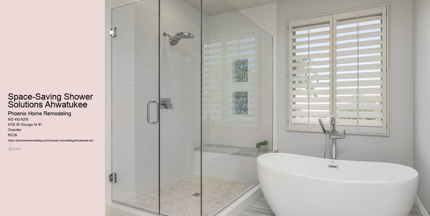 Space-Saving Shower Solutions Ahwatukee