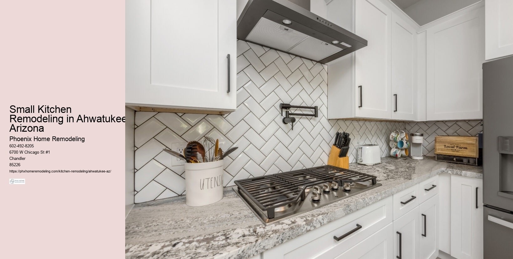 Small Kitchen Remodeling in Ahwatukee Arizona